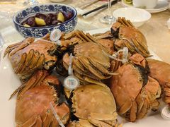 蒸湖蟹-三台山庄中餐厅