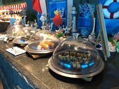 -海棠湾洲际-涛·海底餐厅·美人鱼·自助餐·海底隧道