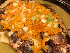 黄金酸辣味烤鱼-烤匠麻辣烤鱼(环球中心店)