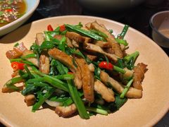 韭菜炒豆干-廖川菜(太阳宫店)