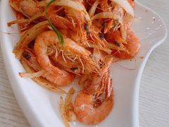 椒盐基围虾-覃记海鲜美食餐厅