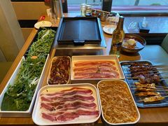 自助取餐区-金三顺韩式炭火烤肉店(中华路店)