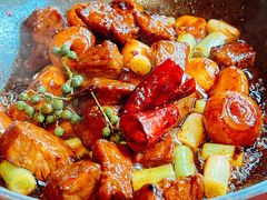 石锅花椒啫牛小排-新荣记(西溪湿地店)