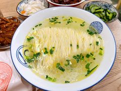 鸡汤银丝面-新万鑫银丝面·非遗无锡味(惠山古镇店)