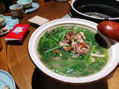 鸭血扁菜汤-甘家界柠檬鸭(安吉店)