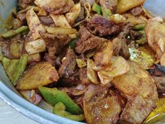 -尕有炕锅烤羊肉