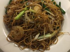豉油皇虾球炒面-新大咀港式茶餐厅(宝山万达店)
