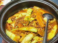雪花牛肉茄子煲-江南雅厨(李公堤店)