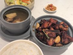 三杯鸡定食-鹿港小镇(黄金店)