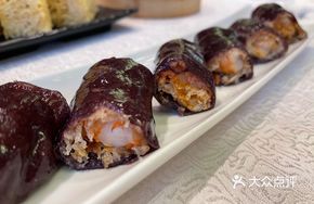 Signature Purple Rice Crispy Shrimp Rolls