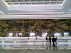 大堂流金壁画“清明上河图”-佛山市三水温泉度假村