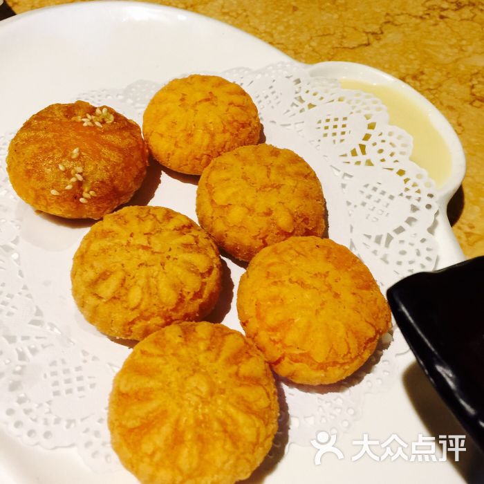 今撈豬肚雞鍋物料理-南瓜餅圖片-北京美食-大眾點評網