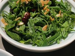 香酥虾皮丝瓜尖-小吊梨汤·北京菜·烤鸭(鸟巢店)