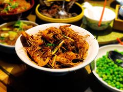 老头儿油爆沼虾-老头儿油爆虾(胜利河美食街店)