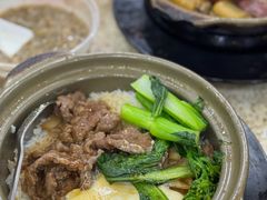 窝蛋榨菜牛肉煲仔饭-煲煲掂风味煲仔饭餐厅(西区店)