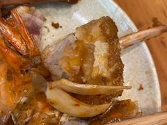 垃圾盘子的冰冻蟹-石榴院子(西施故里店)