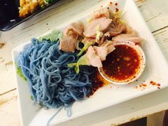 -蝶豆花蓝面条