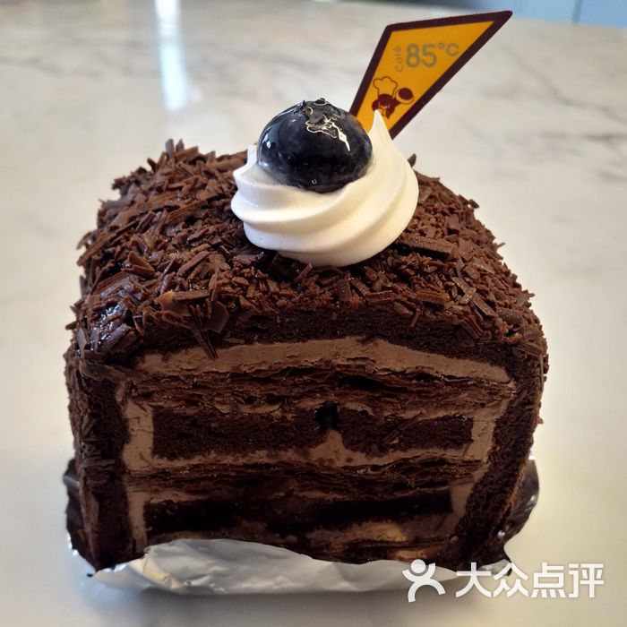 85度c巧克力拿破仑蛋糕图片-北京面包甜点-大众点评网