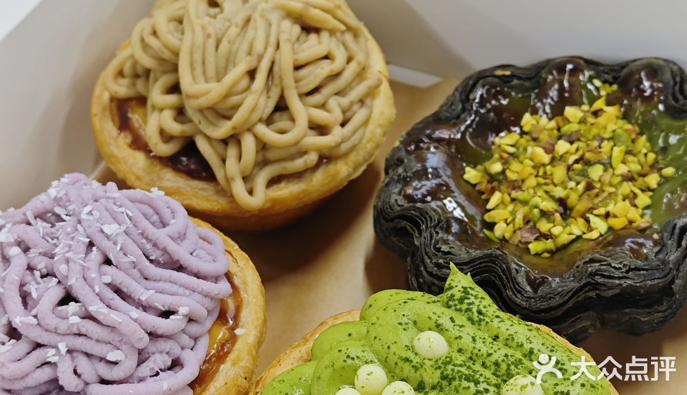 打卡最近南京超火的手工蛋挞，好看又好吃❗