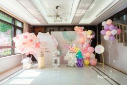 -11 Baby百日宴生日气球创意布置