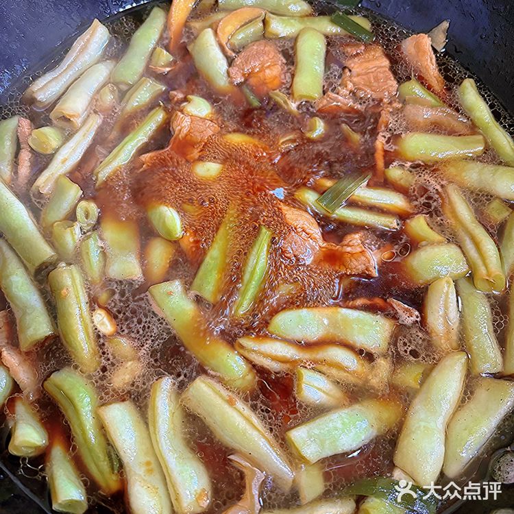 今晚的豆角焖面太香啦！