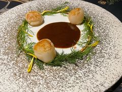 花园招牌香煎带子配时蔬-第101座花园餐厅(湖滨88店)