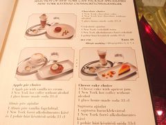 菜单-纽约咖啡馆