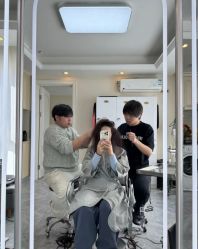 -INS羽毛接发·巴黎画染