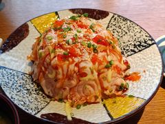 火焰三文鱼熔岩饭-水之惠鲜鱼料理(王府大街店)