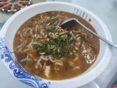 老寒菜鸡蛋鱼面-笑红饭庄