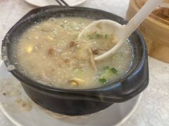 绿色草鲩鱼肠粥-中山国际酒店中餐厅