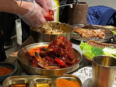 -草家酱蟹炭火烤肉店(珲春南路一店)