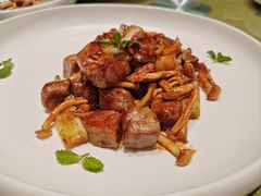 葱爆谷饲牛肉粒-太守宴·蘭院(天塔店)