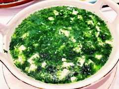 荠菜肉丝豆腐羹-上海老饭店(北京分店)