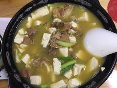 河蚌蒜苗豆腐-阿东农家菜(新场古镇下塘街店)