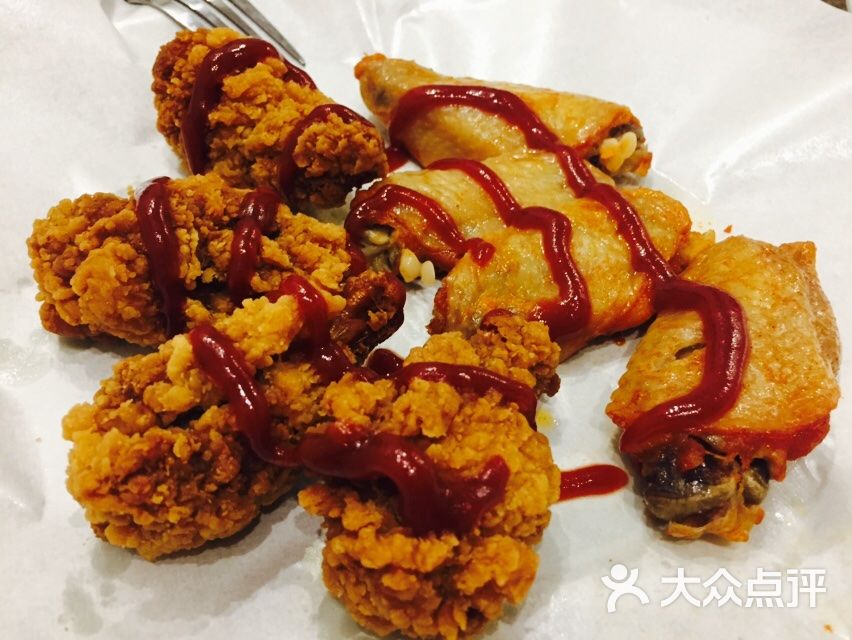 猫的时间主题咖啡鸡翅双拼图片 - 第186张