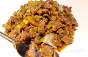 Hakka Taro and Beef Stir-fry