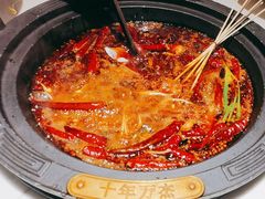 -爱你您·自家鱼塘·活水喷泉鱼火锅(八里店)