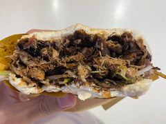 鸭肉夹饼-烤鸭肉夹馍鸭汤店