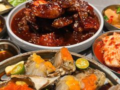 -草家酱蟹炭火烤肉店(珲春南路一店)