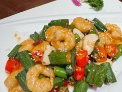 秋葵虾仁-那拉提之疆·新疆菜(美院店)