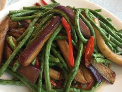 茄子炒豇豆-国力仁和川菜(李家村店)