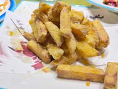 蛋黄焗南瓜-快乐老家三鲜饺子东北菜(南六中路店)