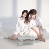 为了体验橙子摄影的化妆技术,拍摄前卸掉了自己的妆!