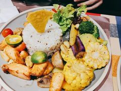 香煎鲑鱼藜麦饭-遇见西木美式餐厅(体育路店)