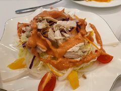 鸡丝健康沙拉-小白桦西餐厅