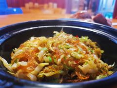 莲白粉丝-老字号敖鸡肉
