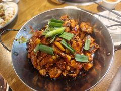 贵州干锅辣子鸡-阿婉贵州苗家酸汤鱼(梅林店)