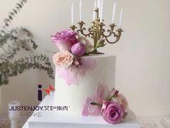 6英寸加高鲜花烛台动物奶油蛋糕-艾加柒克蛋糕茶歇甜品台(春熙路店)