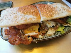 餐肉蛋烧饼-桃园眷村(万象天地店)